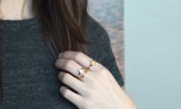 wearing bauble tri, di, and Parthenon rings
