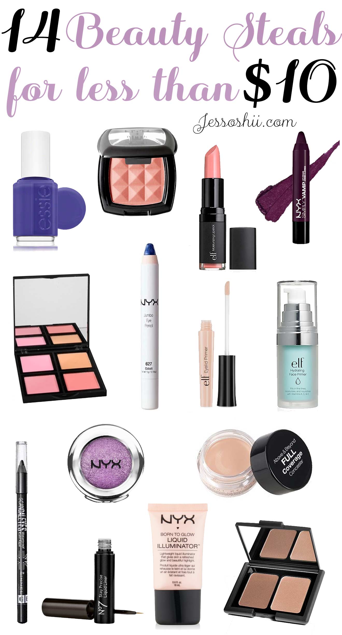 14 Budget-friendly Makeup & Beauty Buys for $10 or Less - Jessoshii