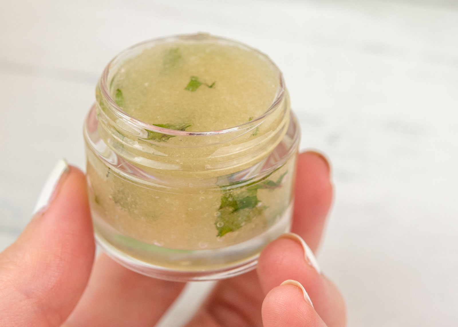 homemade natural mojito lip scrub tutorial