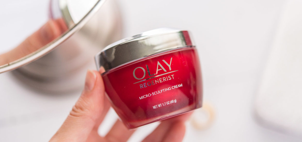 Olay Regenerist Micro-Sculpting Cream review, before and after