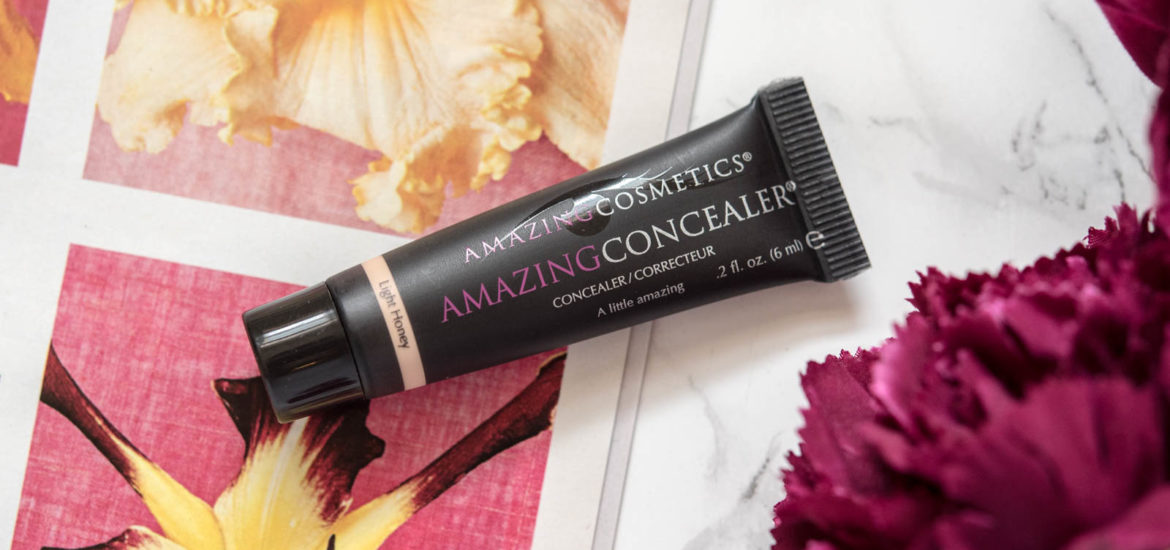 Amazing Cosmetics Concealer review, swatches, before after